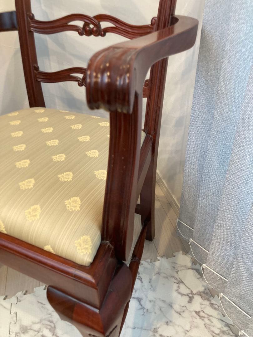 高級　アダムスタイル　デザイン　クラシックスタイル 木製椅子