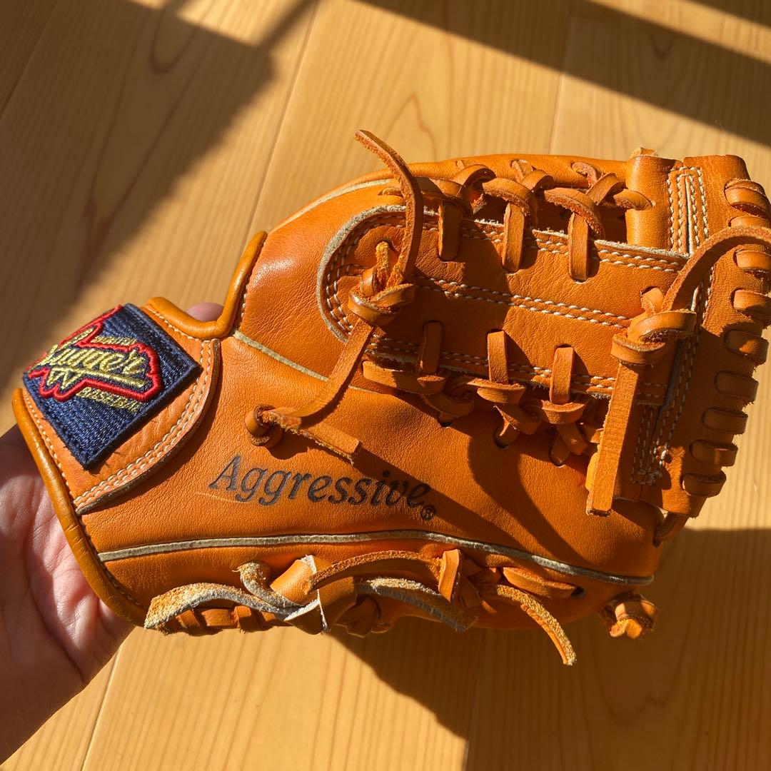 スラッガー KSN-J7 軟式用グローブ オレンジ