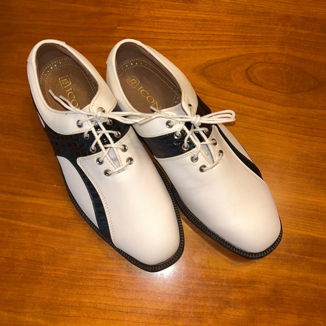 フットジョイ　アイコン(Fooyjoy ICON)ゴルフシューズ 25 W