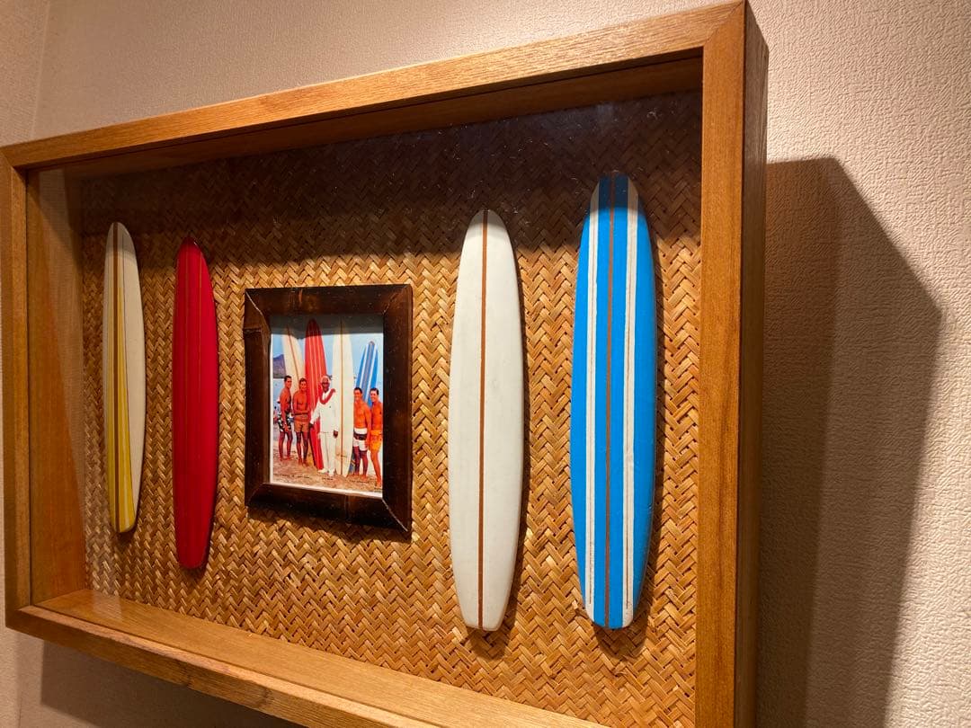 ハンドメイド　ミニチュアサーフボード