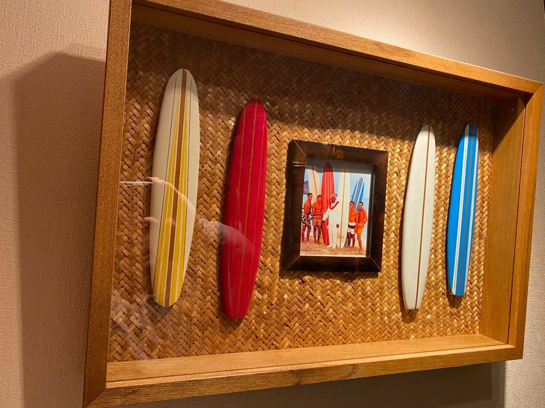 ハンドメイド　ミニチュアサーフボード