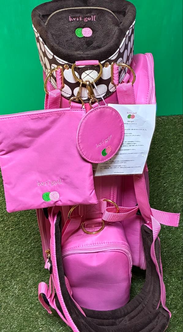 未使用品　レディース　Keri golf スタンド式キャディバッグ