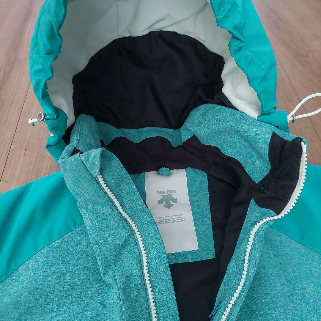 DESCENTE スキーウェア 女性用 グリーン 上下セット M