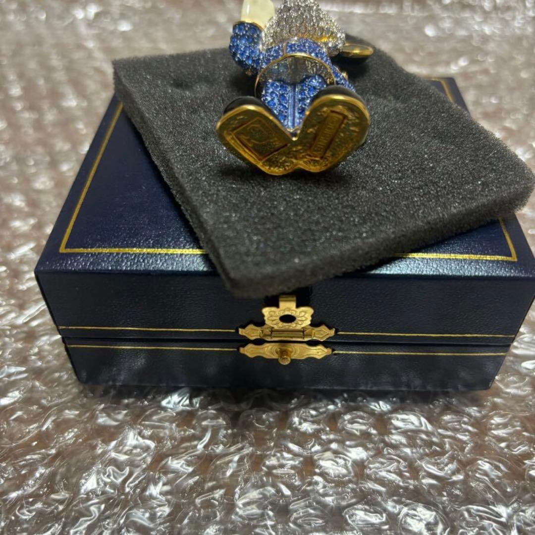 ディズニー　アリバスブラザーズ　スワロフスキー ミッキー 希少　置物