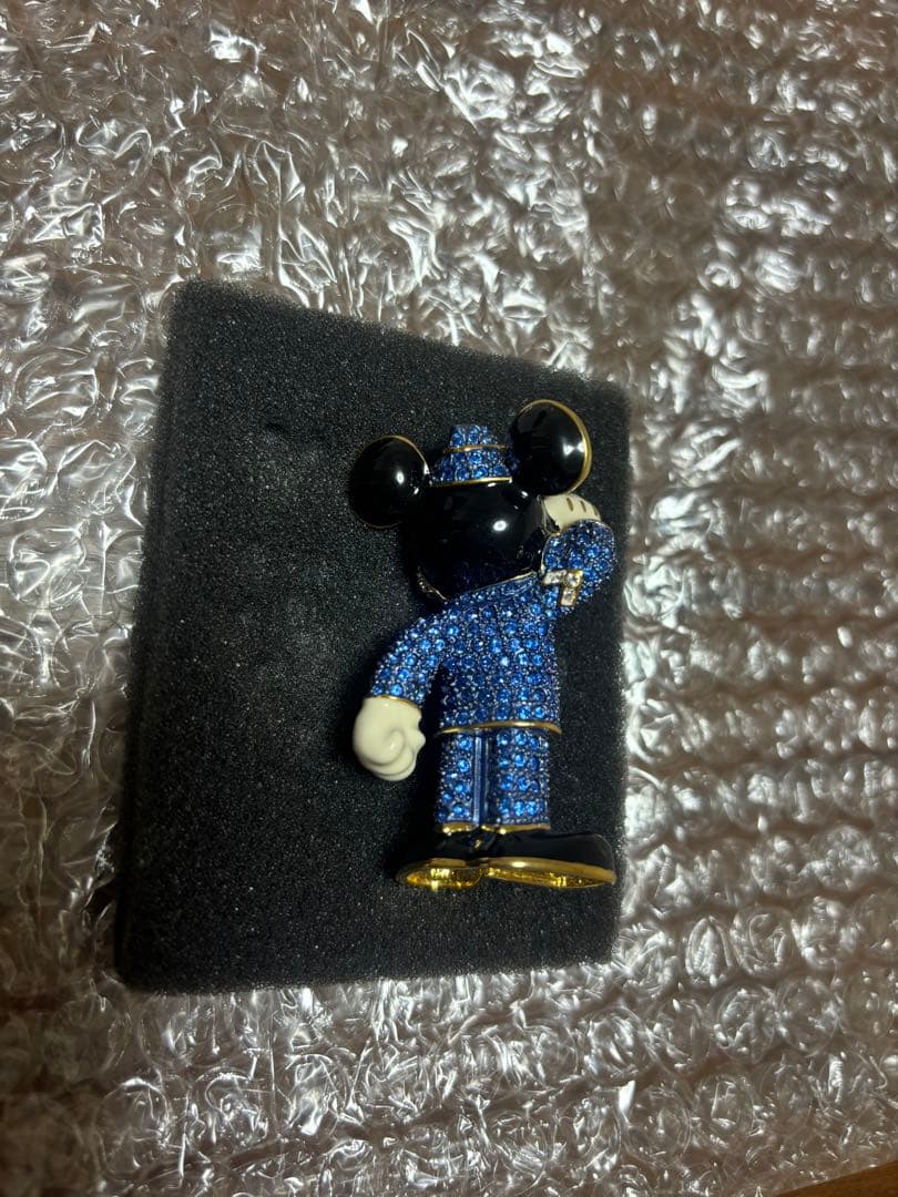 ディズニー　アリバスブラザーズ　スワロフスキー ミッキー 希少　置物