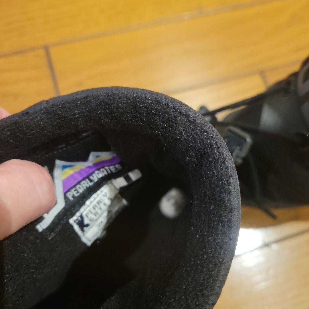 【美品】パーリーゲイツ　冬用ゴルフシューズ　黒　24cm