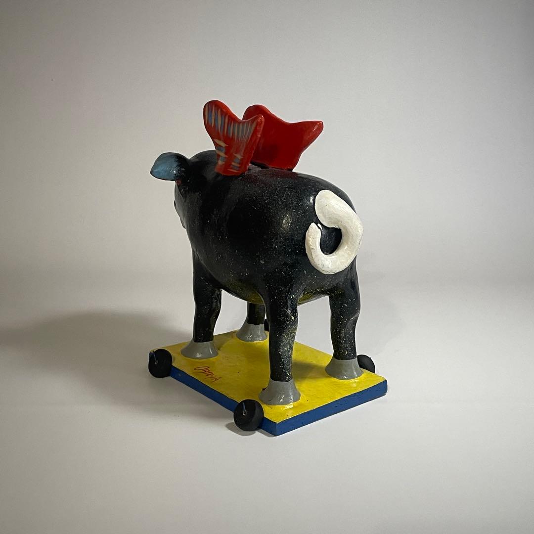 ヴィンテージ メキシコ トナラ フォークアート オブジェ