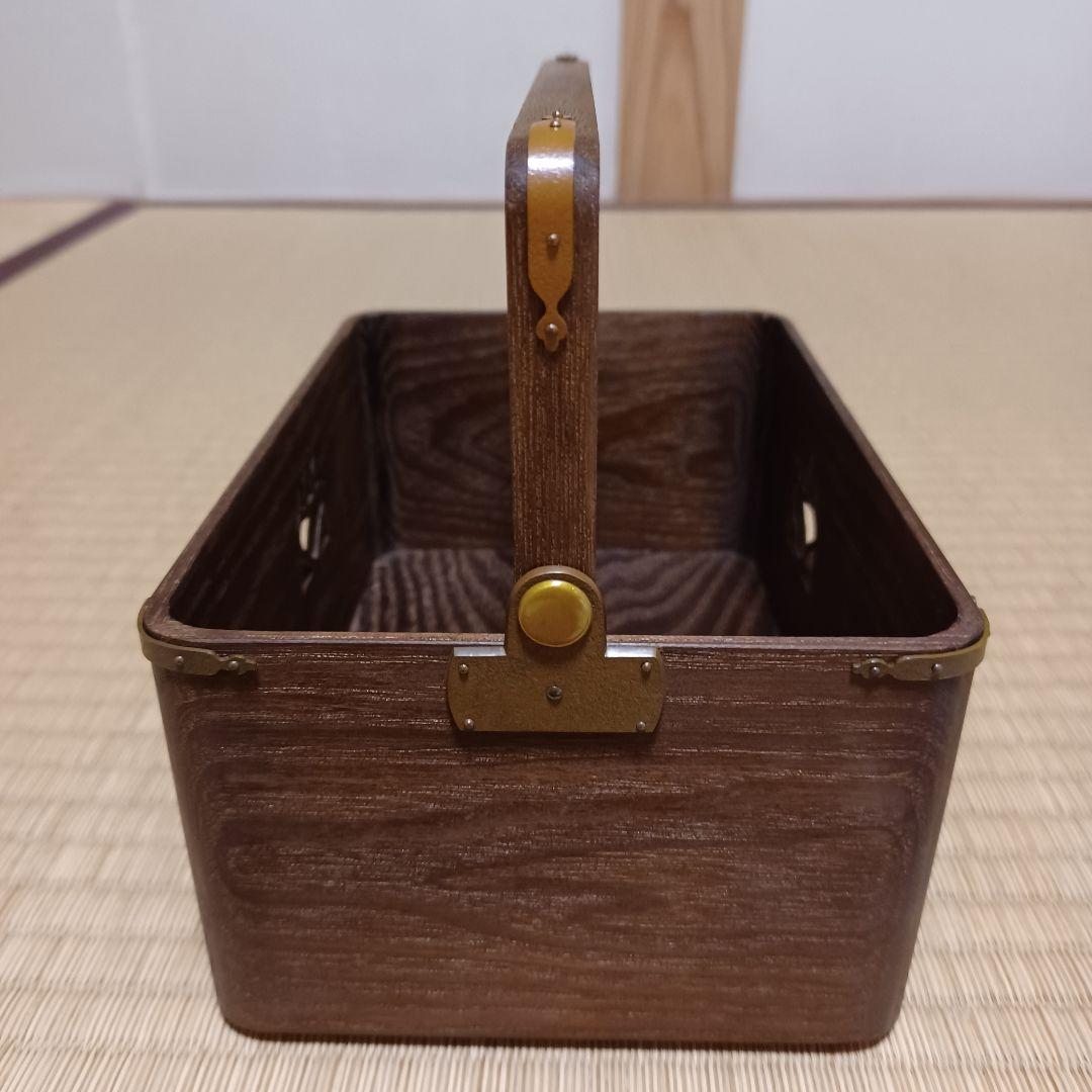 桐透　手付　莨盆　鵬雲斎好　裏千家　茶道具　木製　⑬