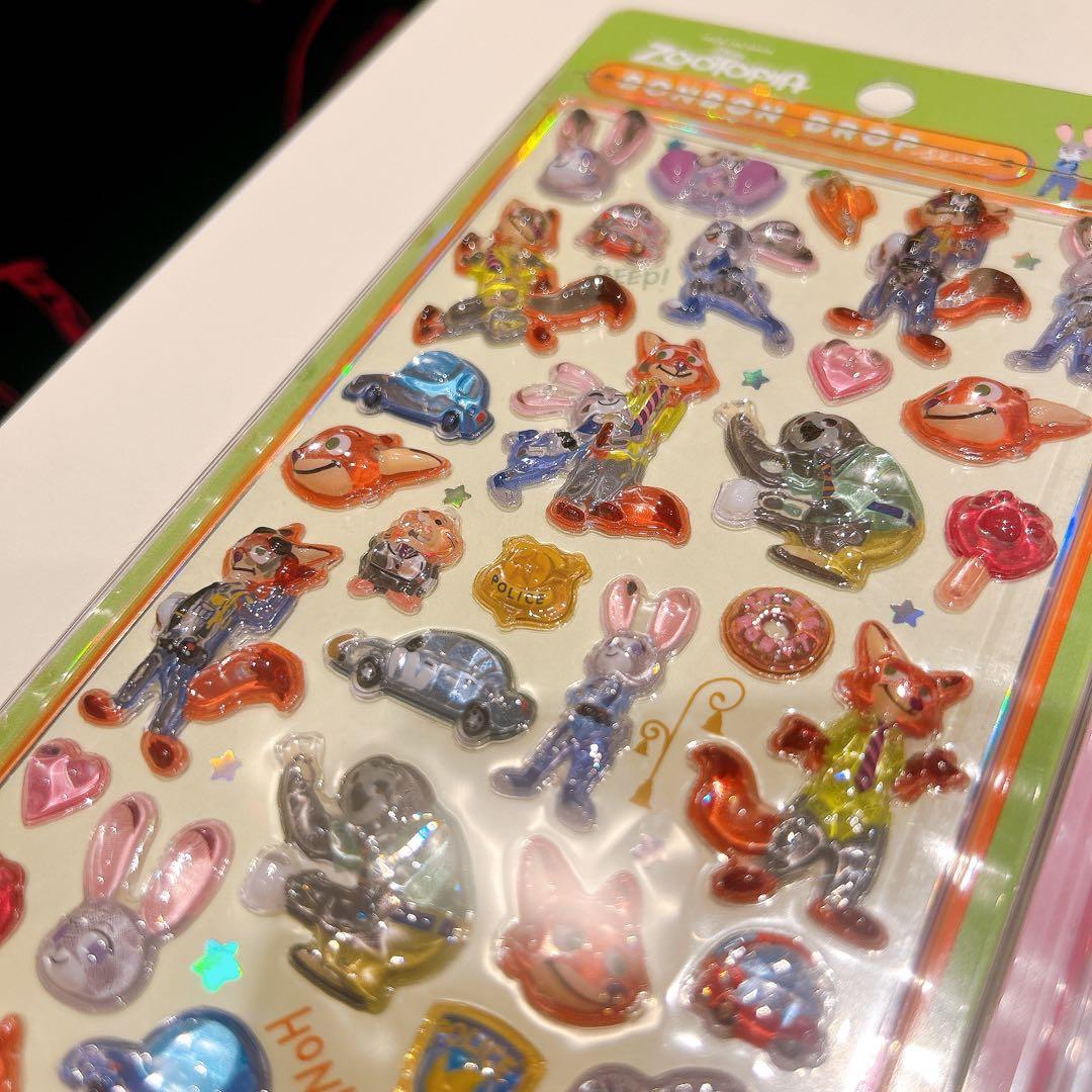 【タイムセール】 正規品 ディズニー ボンボンドロップシール 第2弾 8種セット