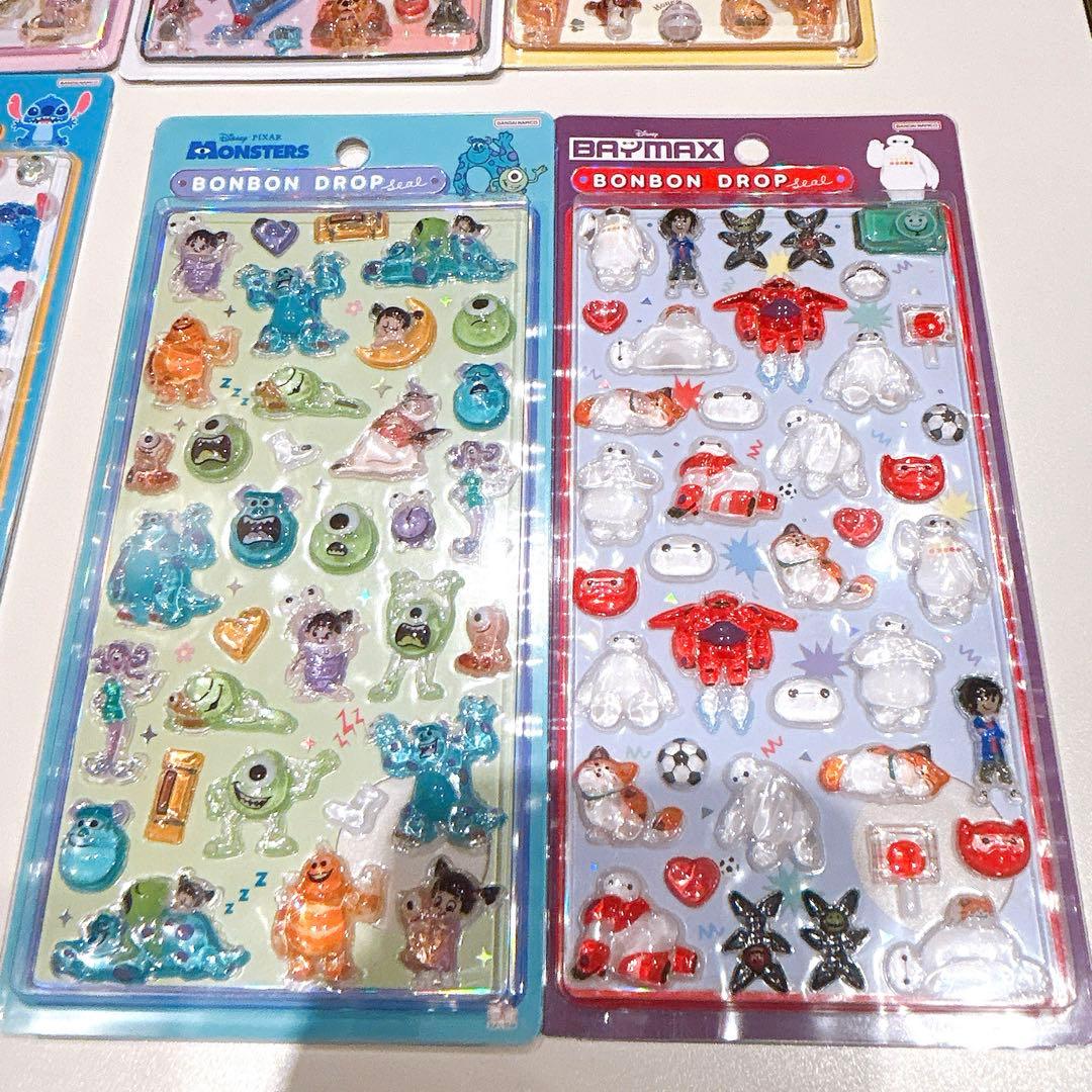 【タイムセール】 正規品 ディズニー ボンボンドロップシール 第2弾 8種セット