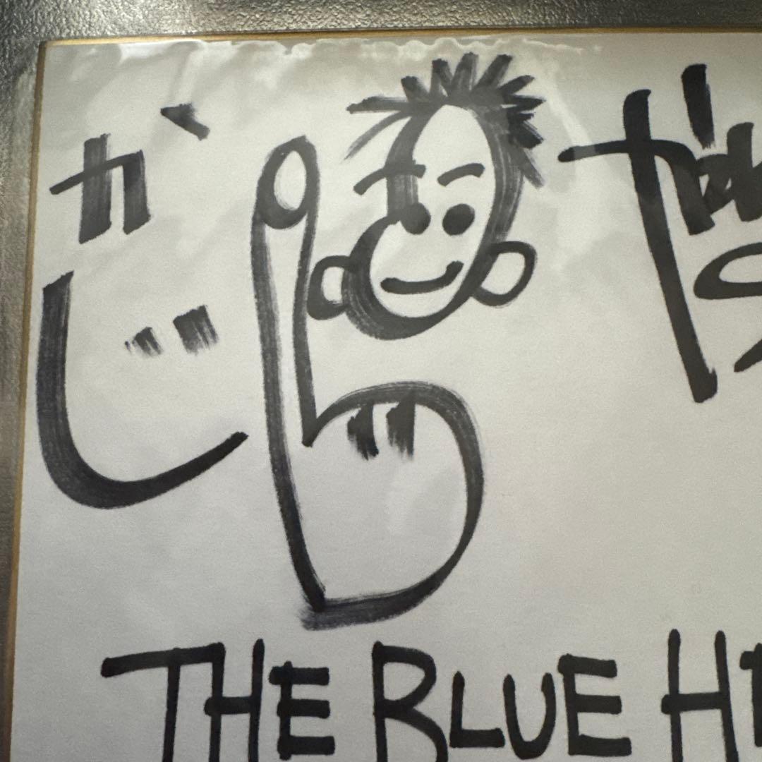 激レア　THE BLUE HEARTS サイン入りアート 1989年