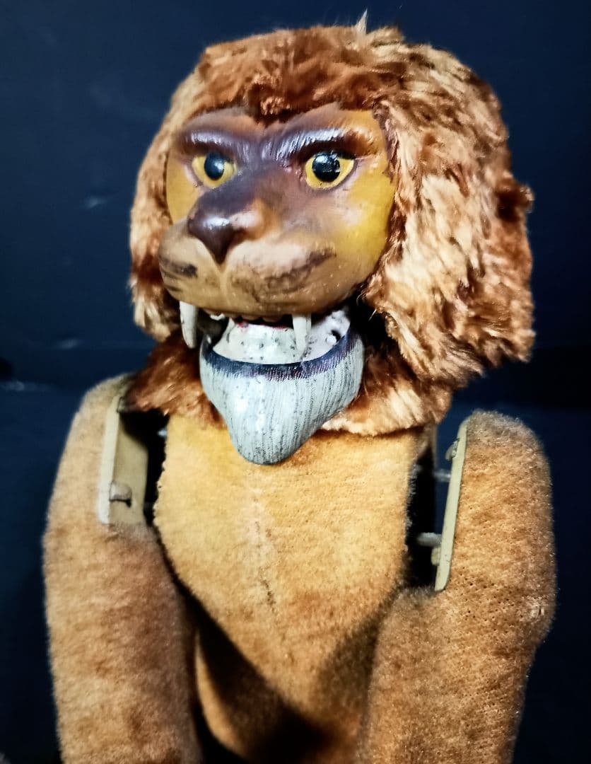 ★希少品 1950年 岩谷製作所 ブリキ サーカス ライオン 昭和レトロ 玩具