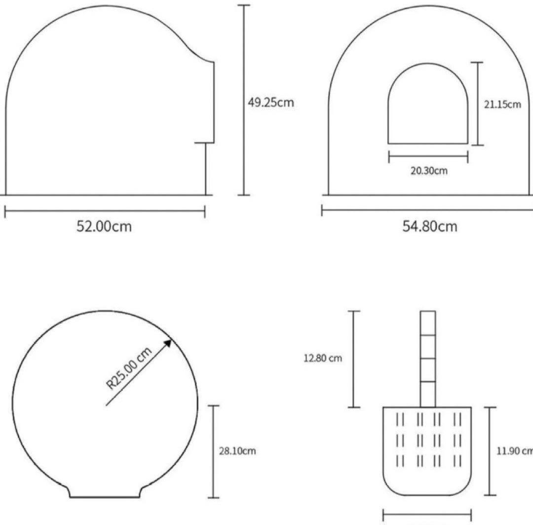 pidan 猫トイレ ドーム かまくら 猫 未使用 訳あり