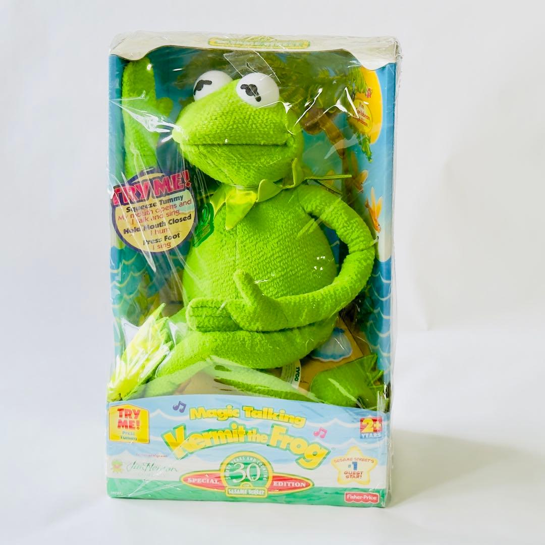 【未開封、新品】　ジム・ヘンソン おしゃべりカーミット ぬいぐるみ