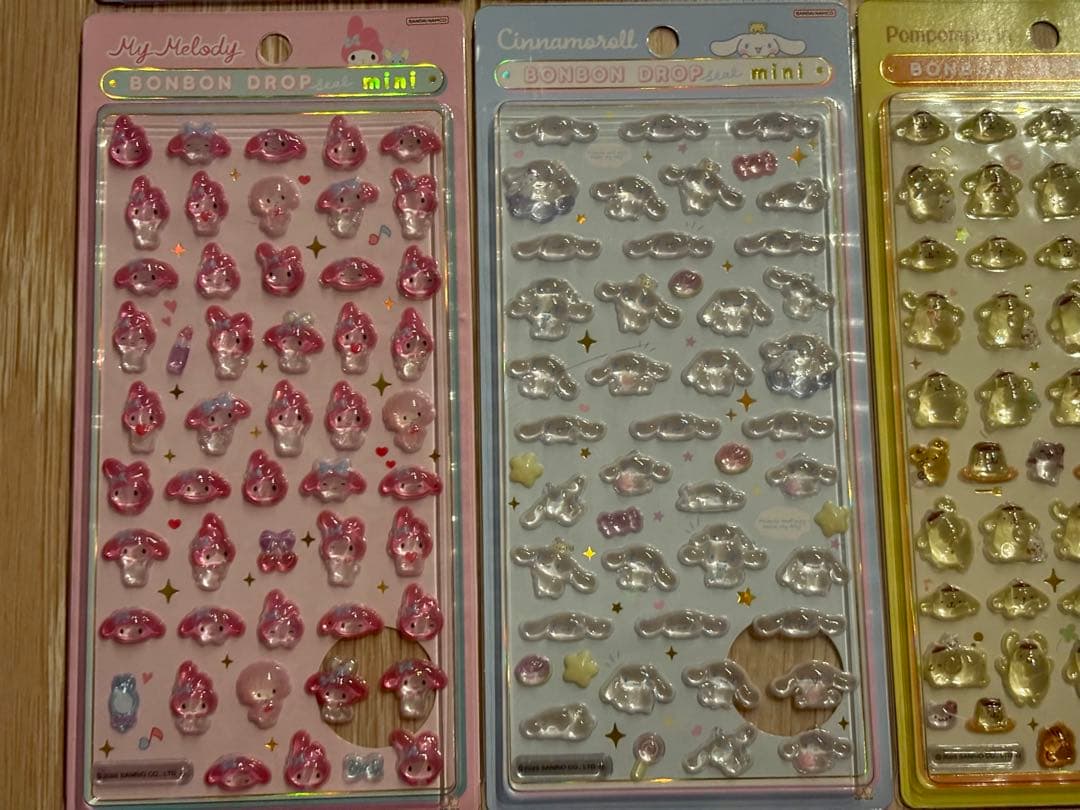 【国内正規品】ボンボンドロップシールミニ　サンリオ　コンプリート　未開封