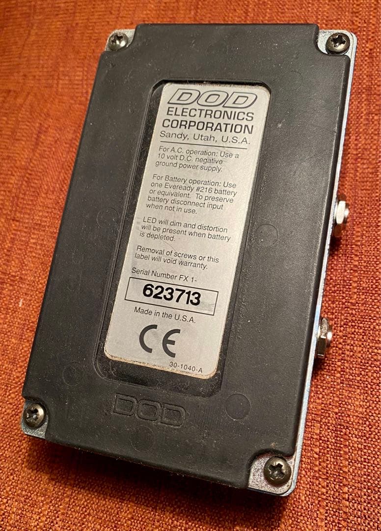 名機　DOD FX64 ICE BOX Stereo Chorus