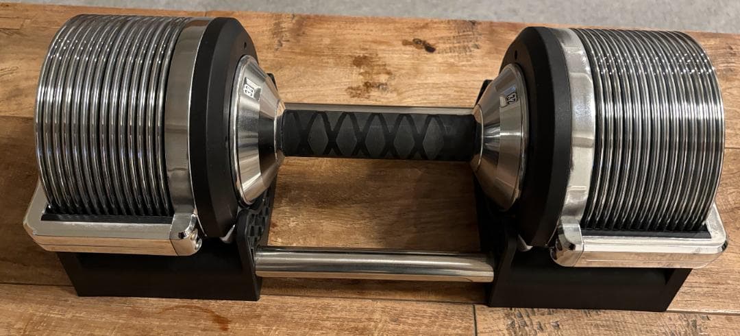 ライシン メタルダンベル 1kg刻み 32kg 可変式 ダンベル 【1個】 02