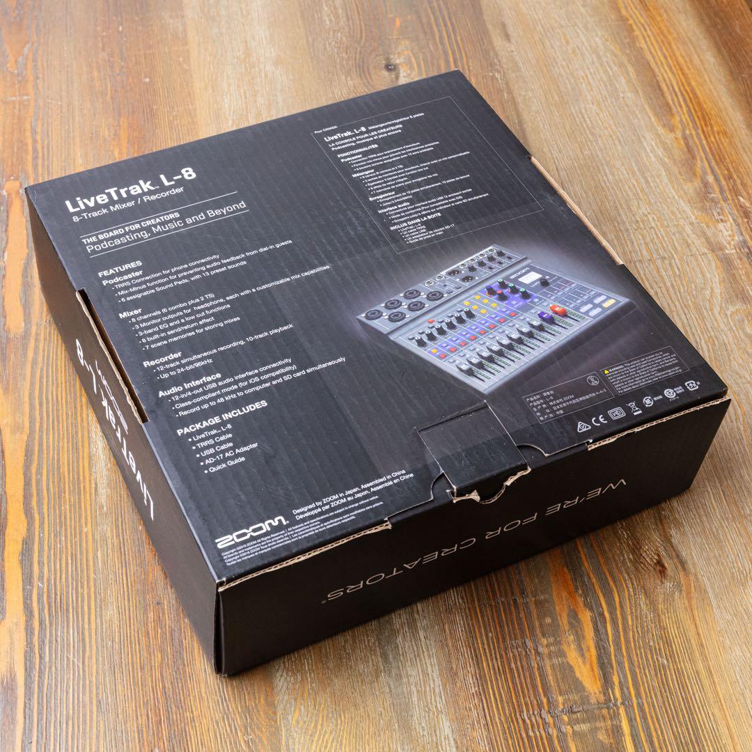 ZOOM LiveTrak L-8 8chミキサー/レコーダー 美品