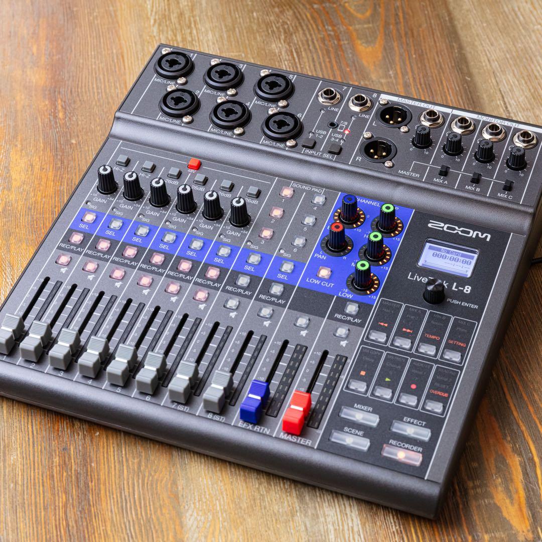 ZOOM LiveTrak L-8 8chミキサー/レコーダー 美品