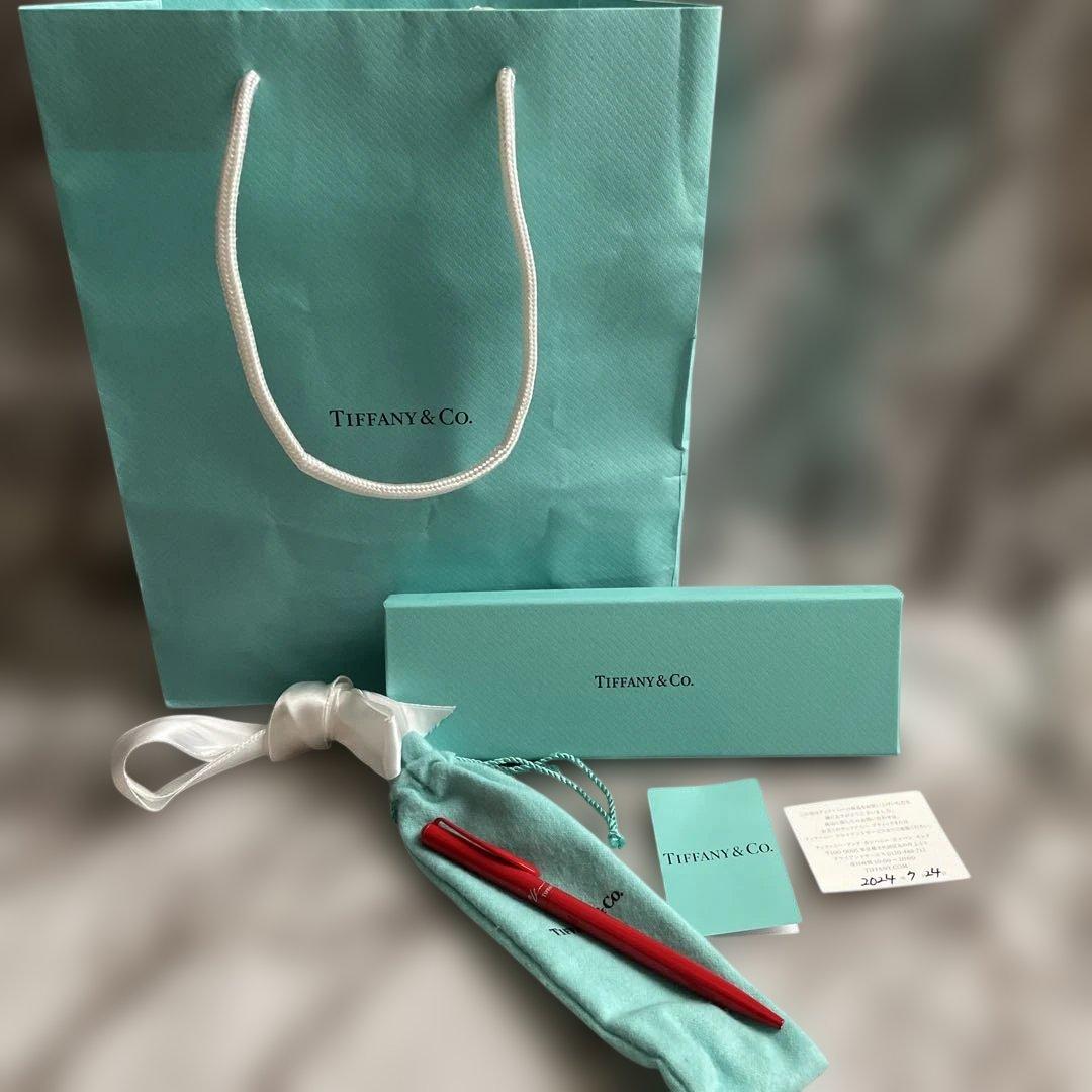 新品未使用品TIFFANY&CO ボールペン　エレサ・ペレッティ　レッド