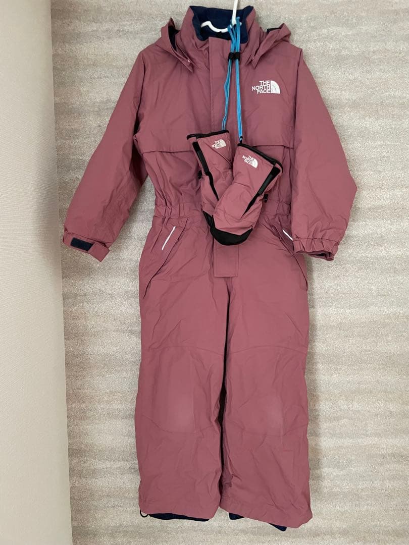 ノースフェイス 子供用スキーウェア グローブ セット