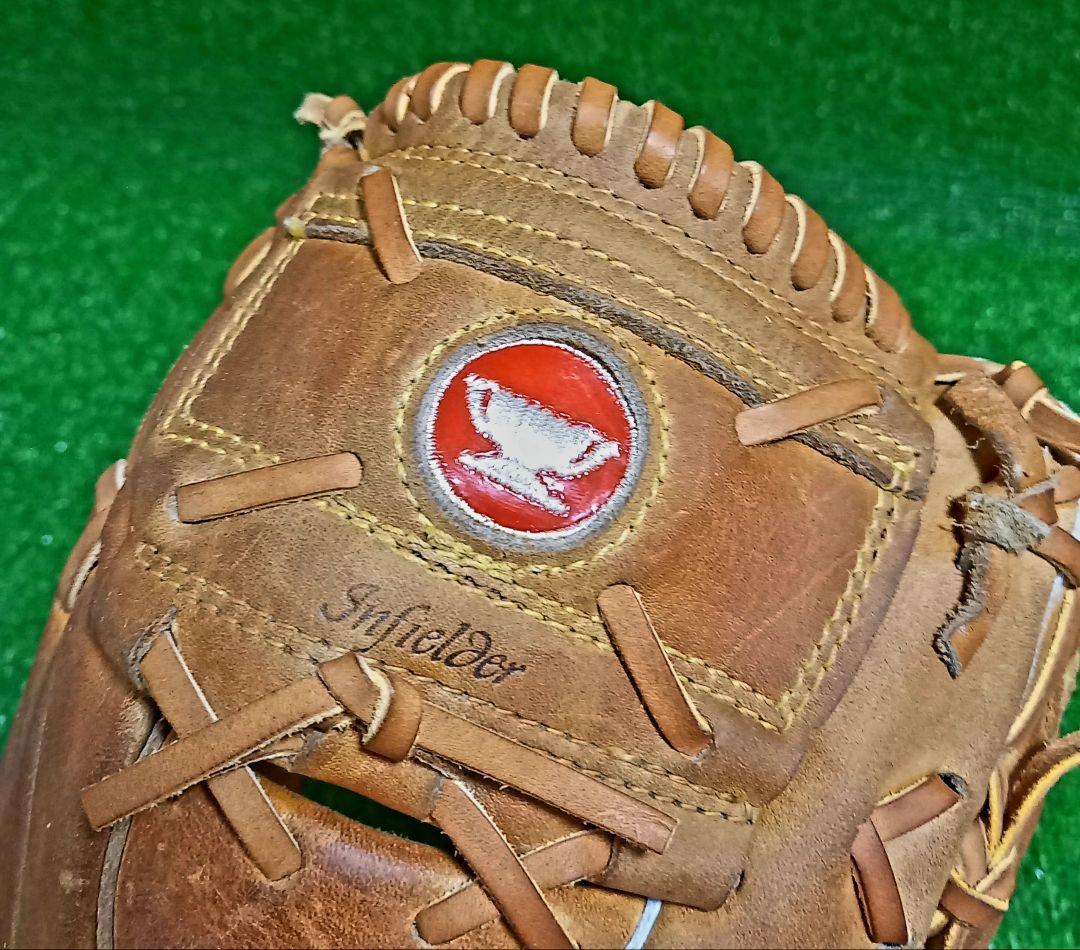 美津濃ワールドウィン 中村勝広 硬式グローブ、赤カップ