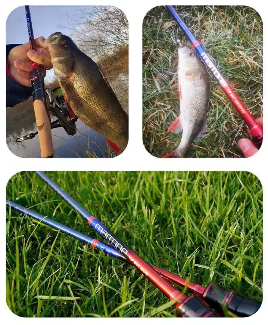 新品未使用　バスロッド　2ピースロッド　S662L スピニングロッド　バス釣り