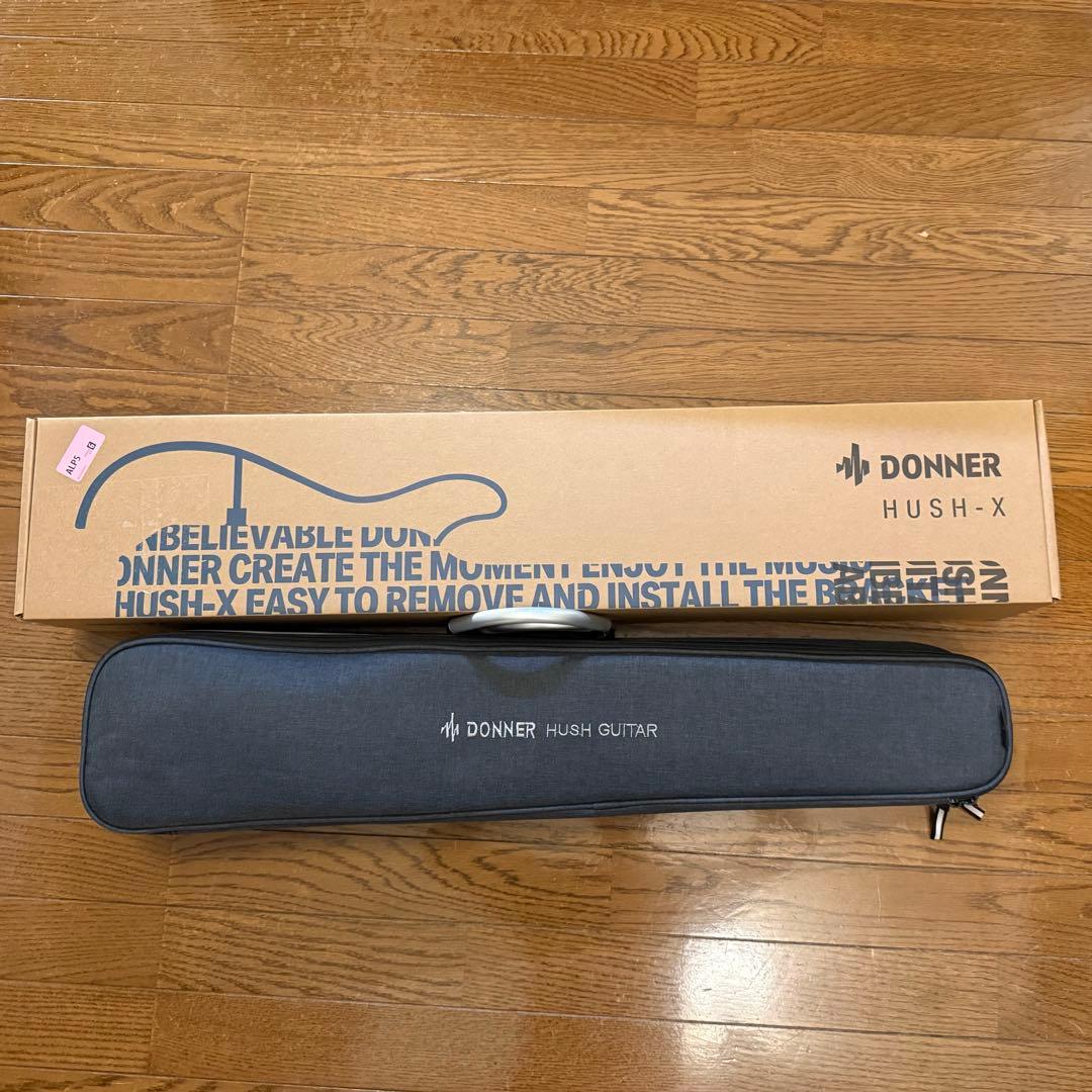 Donner HUSH-X ギター　ブラック