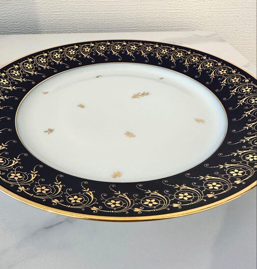 未使用　セーブル　SEVRES 箱付き　ファットブルー　ディナー皿　ヴィンテージ