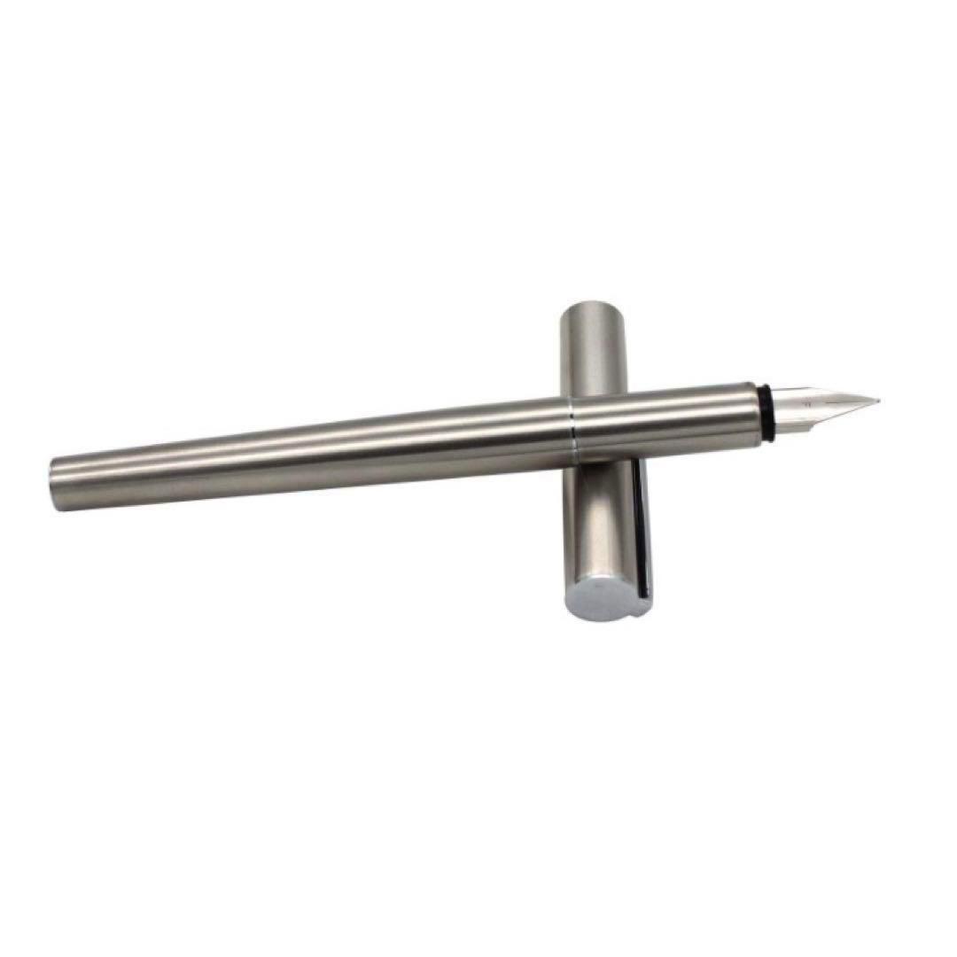 【未使用品】Gullor 万年筆 メタルボディ シルバー