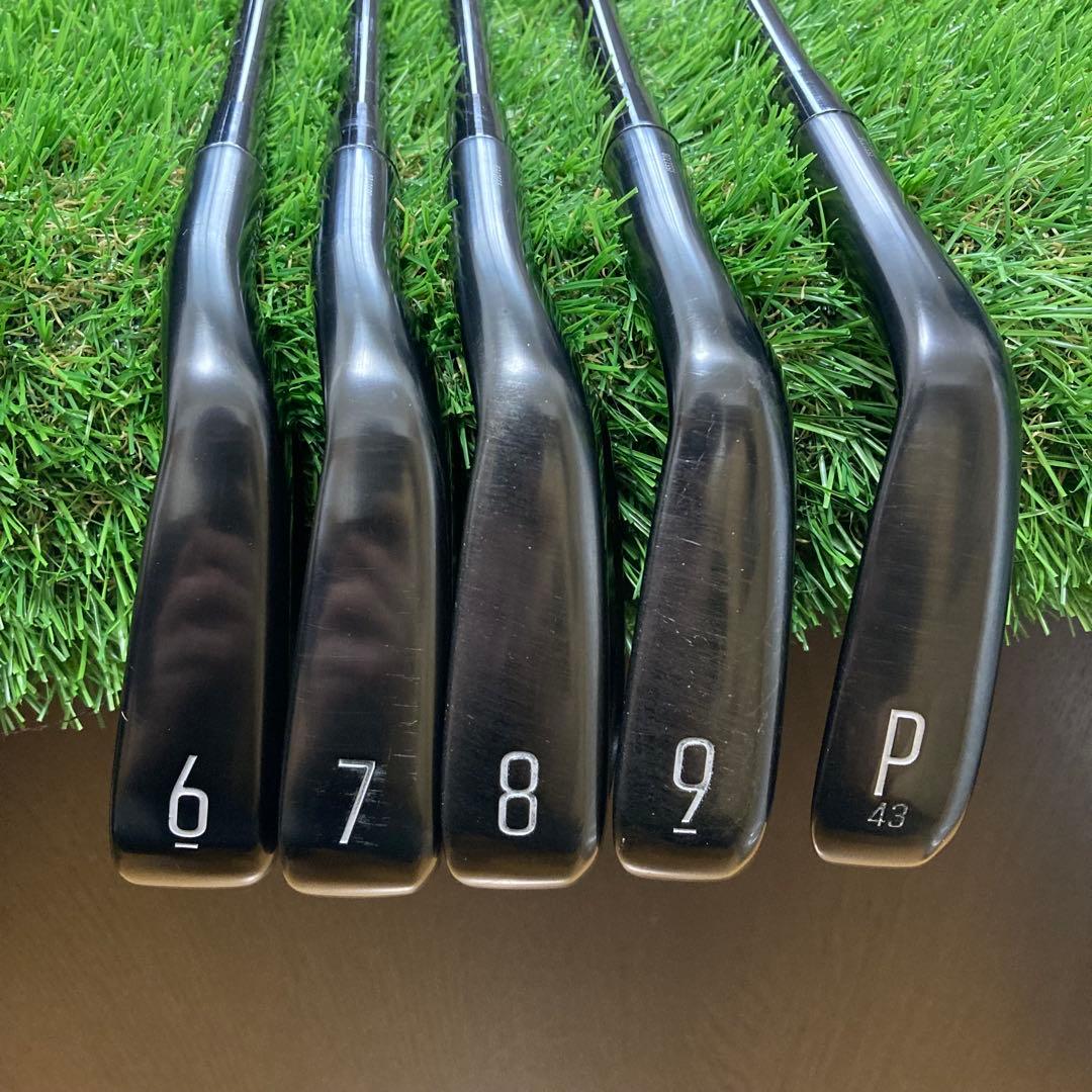 Titlist T350 ブラック アイアン5本 RAUNE ラウネ