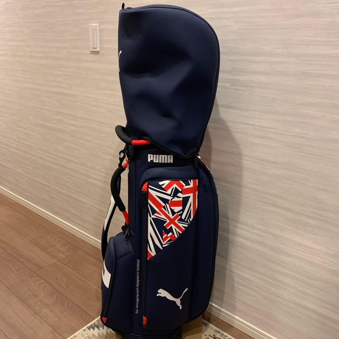 PUMA キャディーバッグ　ネイビー