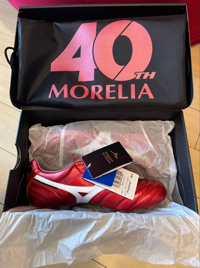 ★時間限定でお値下げ★40周年記念限定モデル モレリア2JAPAN ルビーレッド