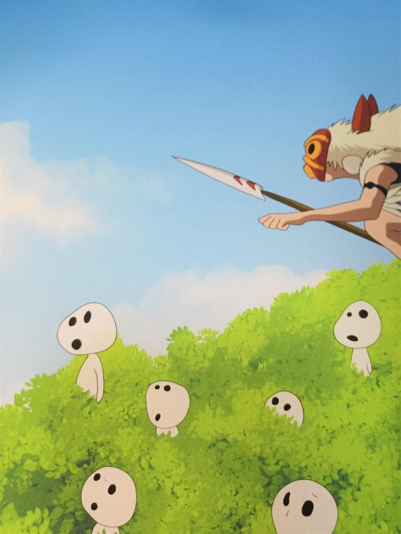 もののけ姫 スタジオ・ジブリ 200枚限定 アーティストプリント 　サン