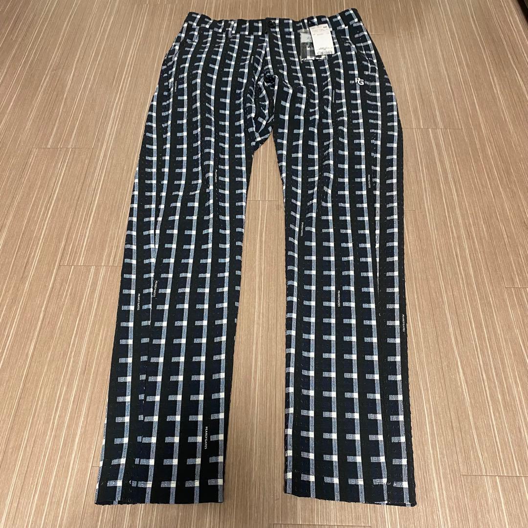 新品タグ付き　パーリーゲイツ　サッカー生地パンツ　サイズM