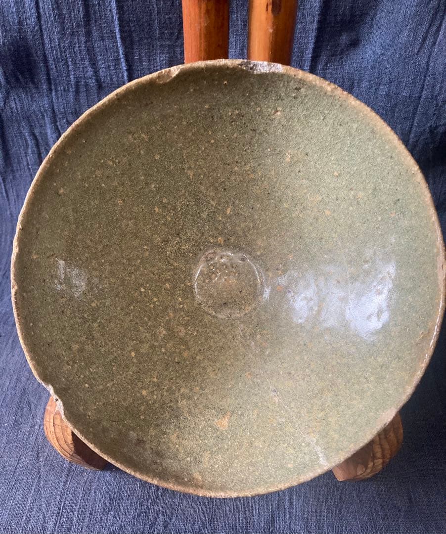 高麗青磁　大鉢　李朝　菓子鉢　出土