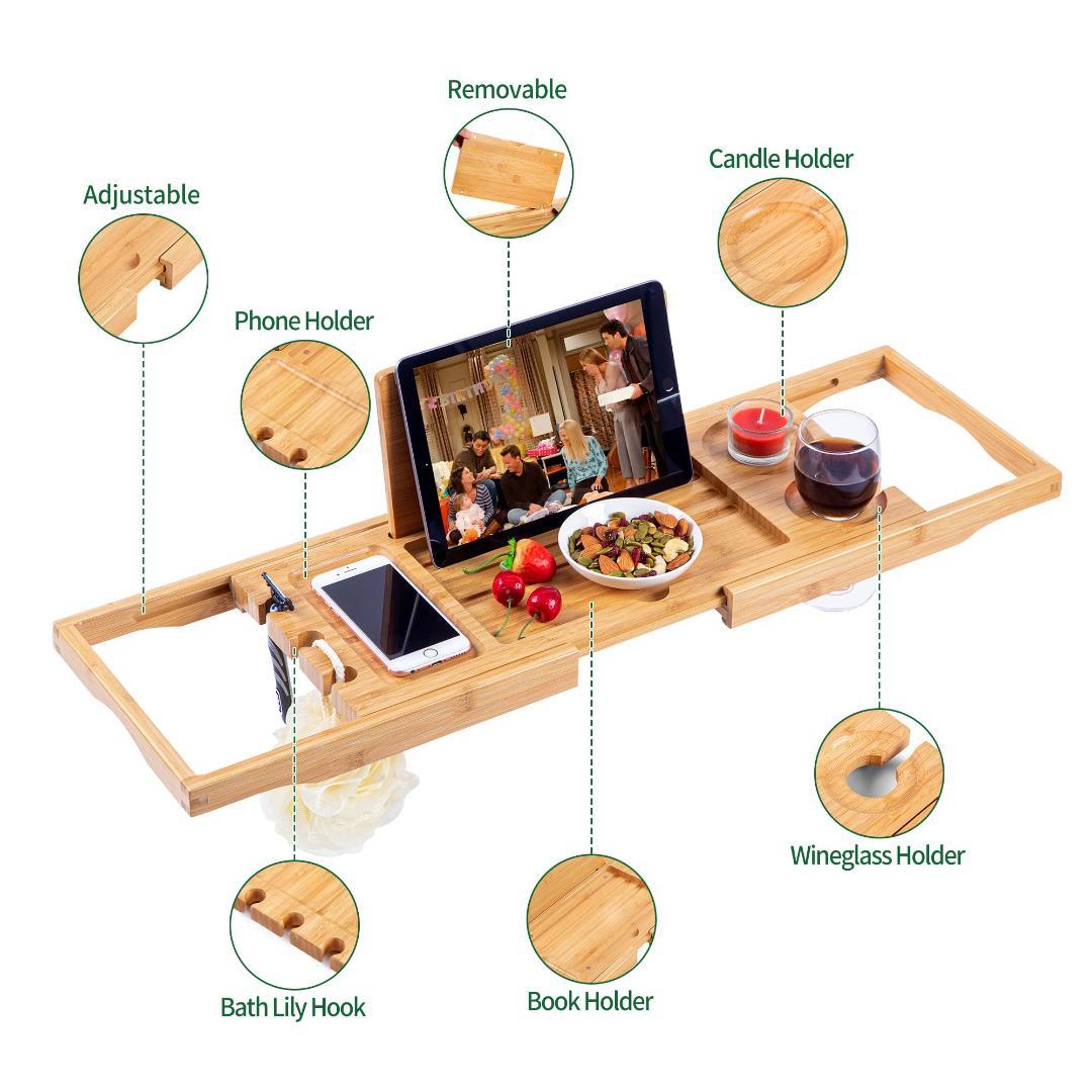 竹製 バスタブトレー