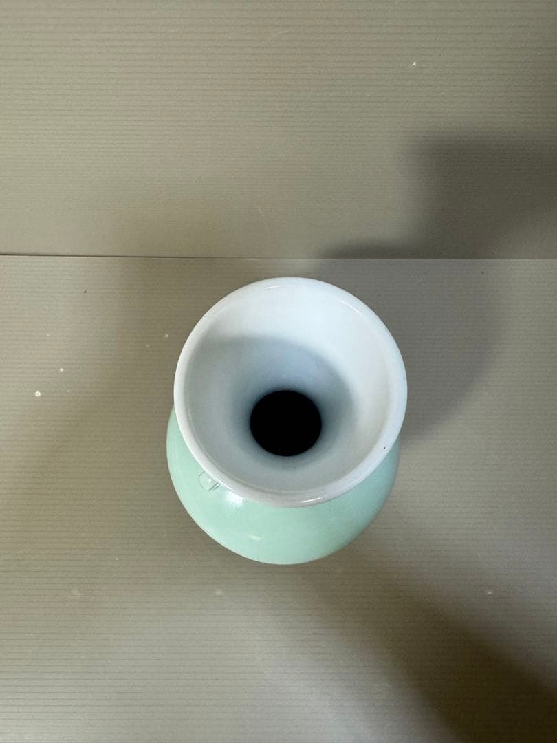 2221  深川製磁　製磁　双耳花瓶