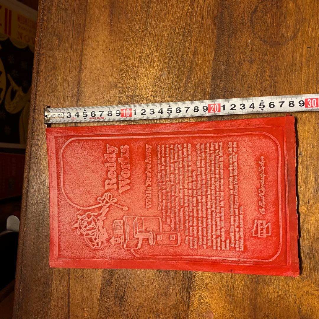 USA VINTAGE Reddy Kilowatt PAPER MOLD ①