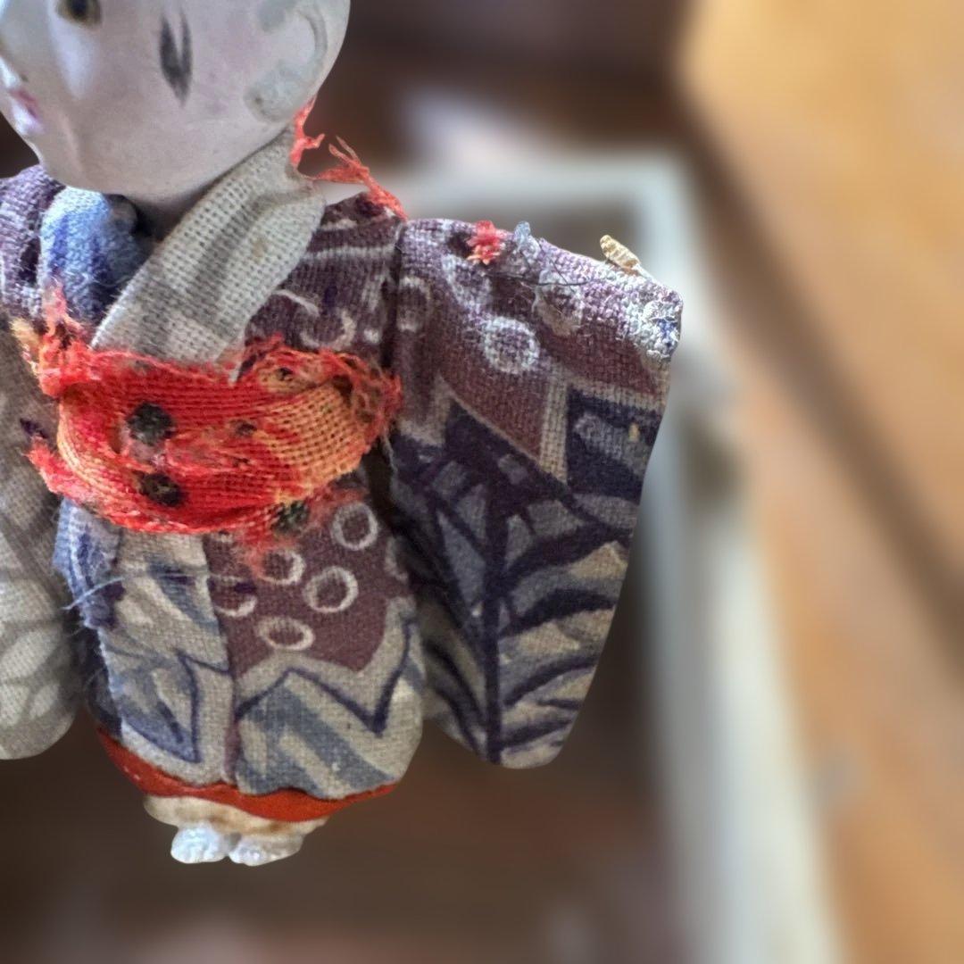 明治　江戸　市松人形　豆人形