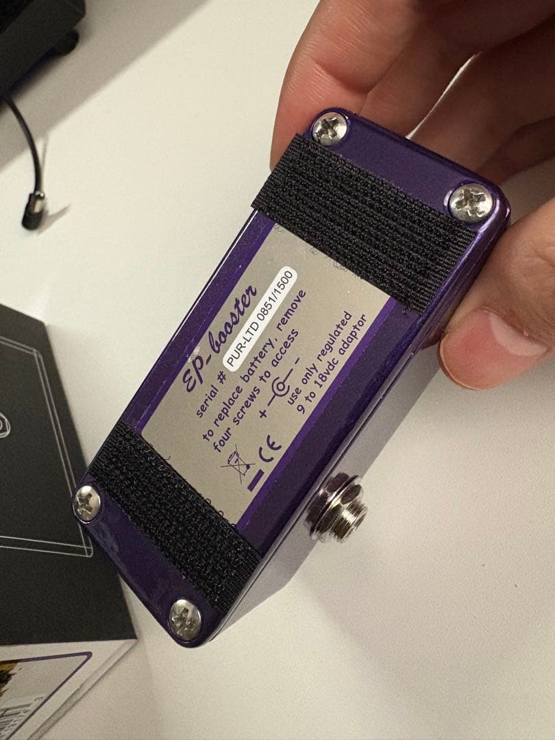 Xotic EP Booster 限定カラー　メタリックパープル