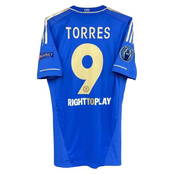 12-13 チェルシー　トーレス　アディダスオフィシャル　フルパッチユニフォーム