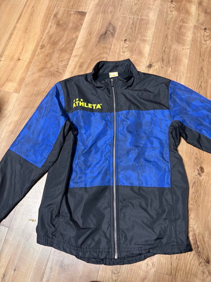 まとめ売りATHLETA ピステ ウィンドブレーカー 160 ネイビー/ブラック