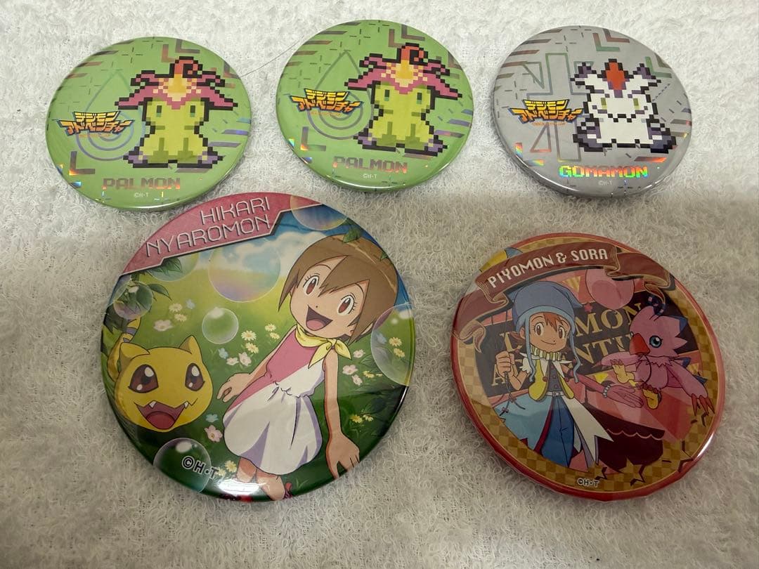 デジモン　缶バッジ　まとめ売り
