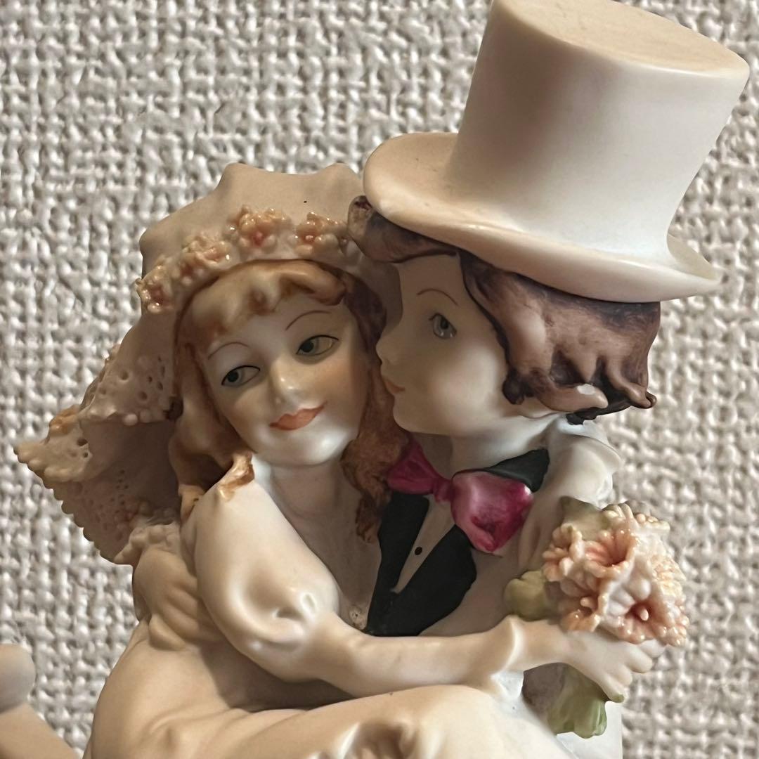 ジョゼッペアルマーニ　美品　ウェディング　恋人　子供　結婚式　新郎新婦　人形