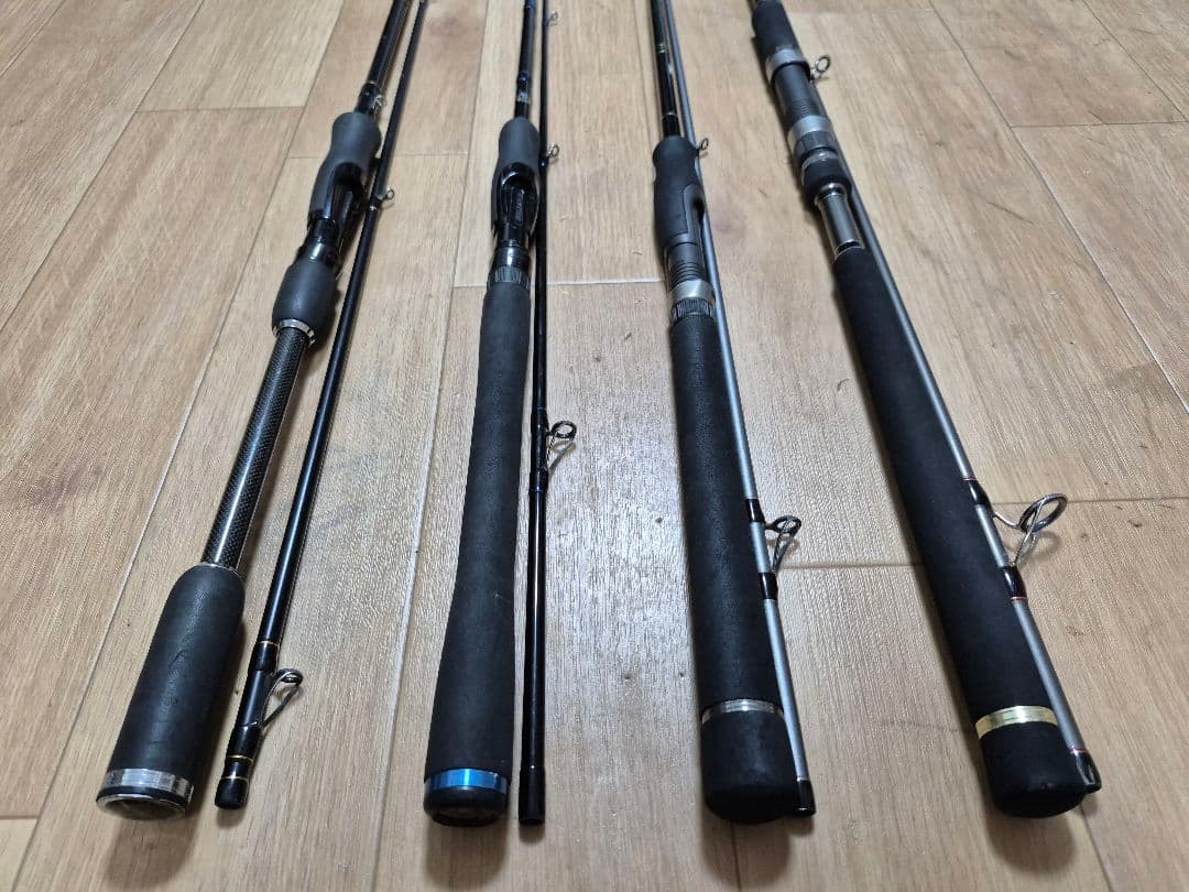 直接引取り可 エギング シーバスロッド4本セット エバーグリーン ブリーデン