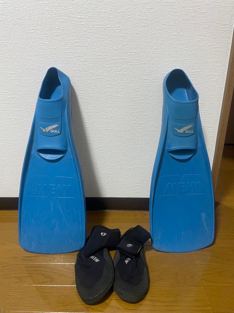 SAS ウェットスーツ + GULLフィンセット　スキューバダイビング