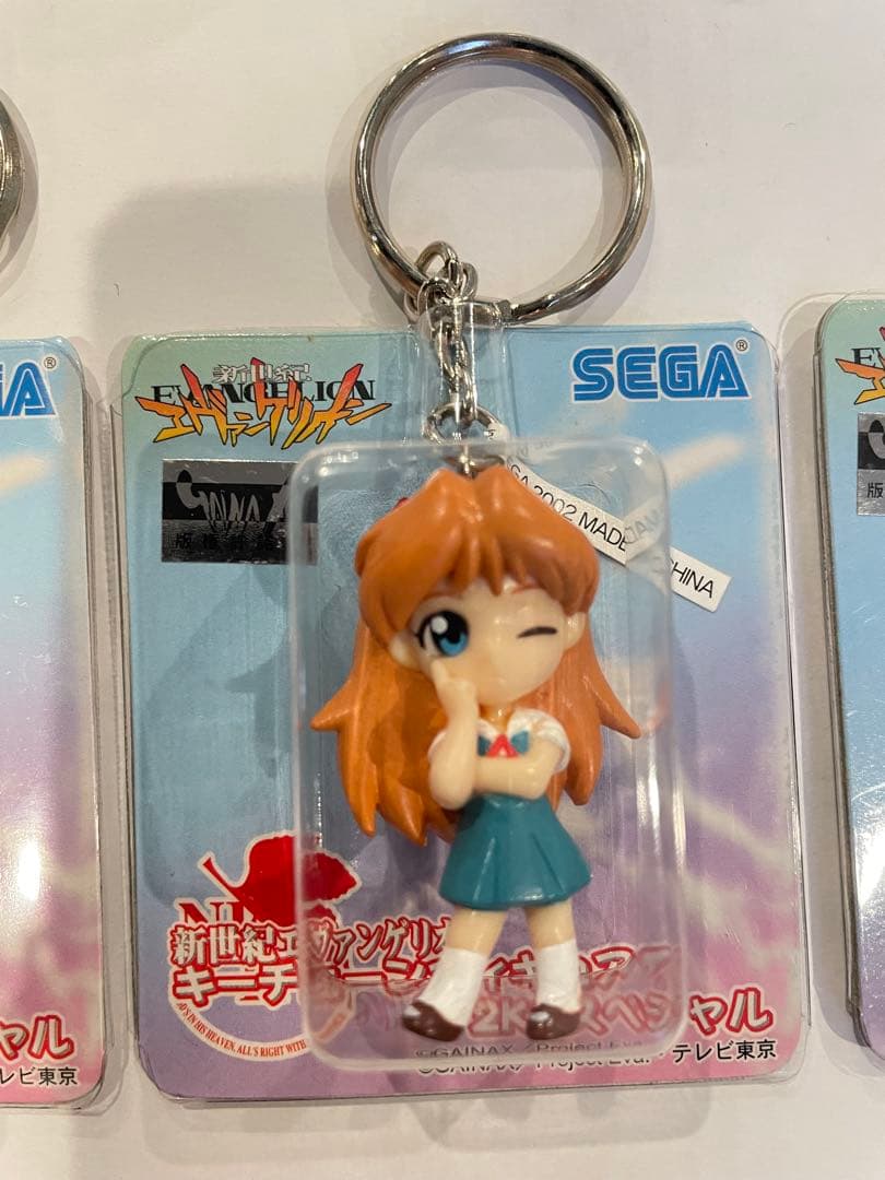 【新世紀エヴァンゲリオン】 キーチェーン フィギュア 2K2スペシャル 全10種