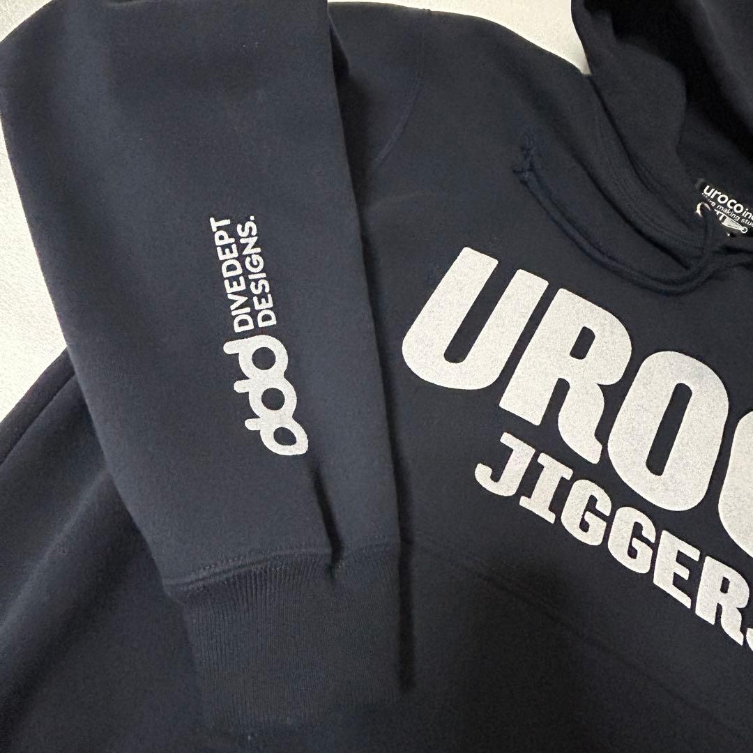 ウロコジガーズ パーカー ネイビー 限定 ウロコジグ UROCO JIGGERS