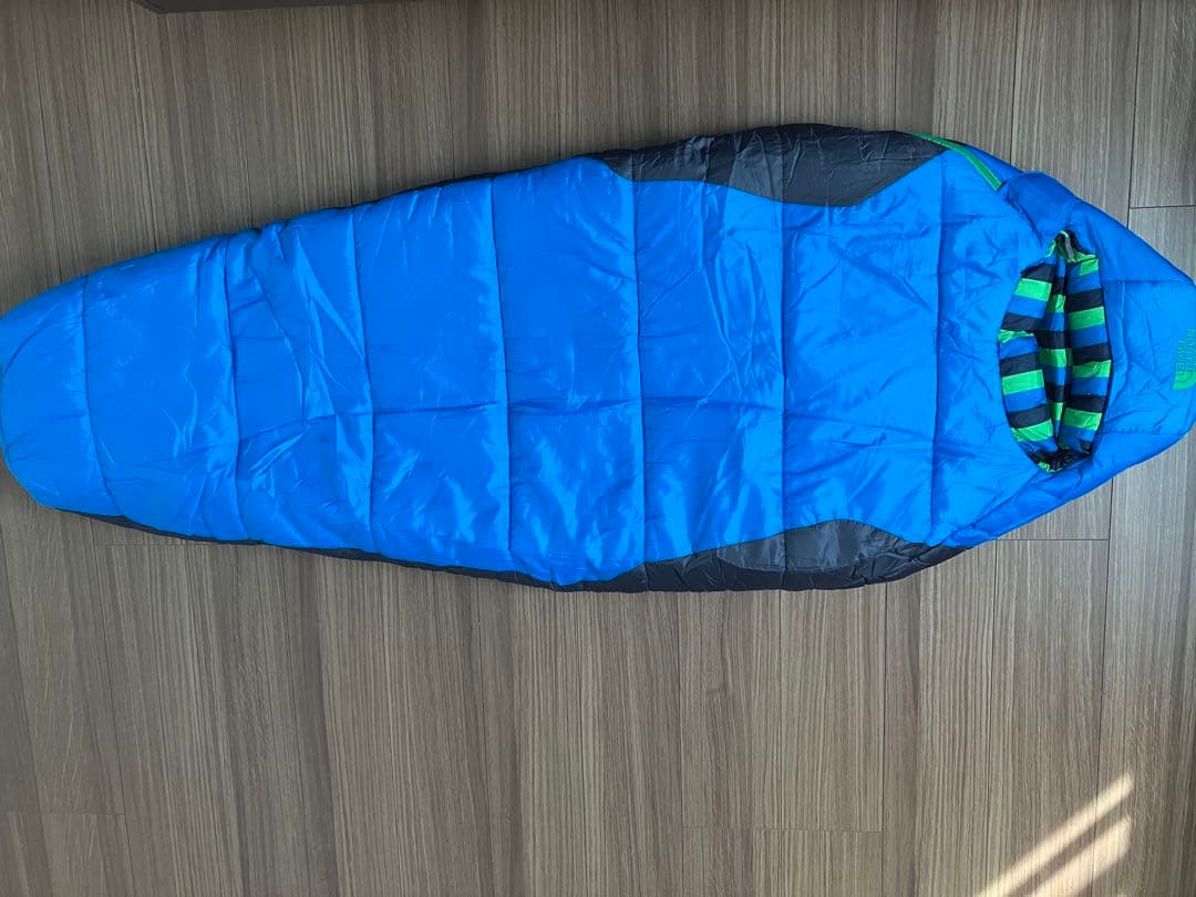【未使用】THE NORTH FACE シュラフ 寝袋 キッズ用 収納袋あり